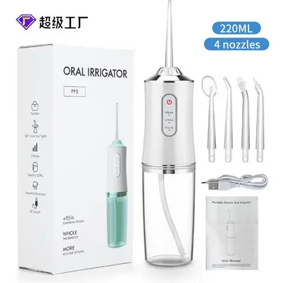 Detachable Electric Water Flosser for Home Use, Portable with Large Water Tank - 11