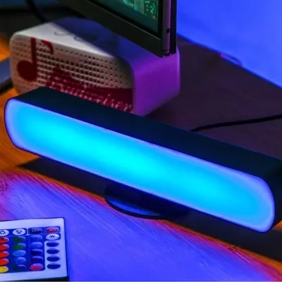 Kaynak fabrika masaüstü atmosfer ışığı TV fantom sensörü ritim ışığı e-spor renkli atmosfer müzik ritim ışığı