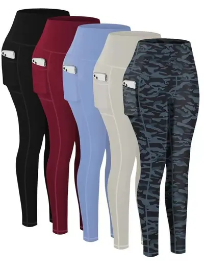 High-Waisted Butt-Lifting Yoga Pants, Soft and Comfortable - 5