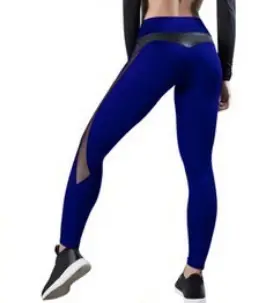High-Waist Mesh Yoga Leggings, Hip-Lifting, Can Be Worn Outside - 8