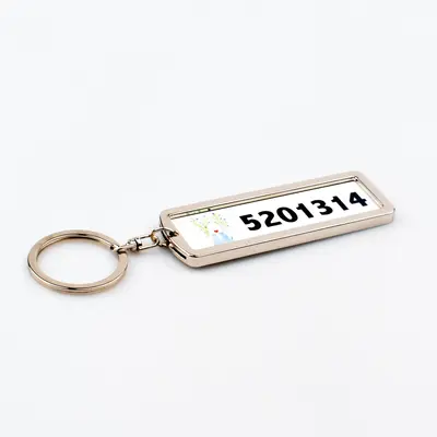 Metall-Schlüsselanhänger Rohling für Sublimation, Zinklegierung, beidseitig