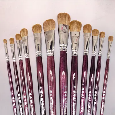 Paint brush set for acrylic and oil painting - 3