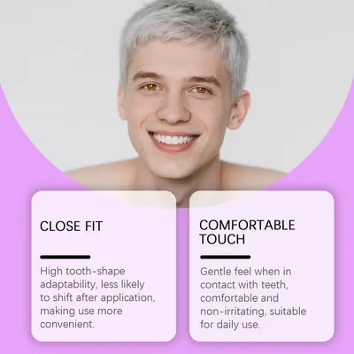 Feimuko Teeth Whitening Strips, Gentle Formula, Stain Reduction, Home Use