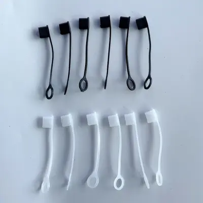 Tip-C kablolu toz kapağı, USB silikon koruyucu