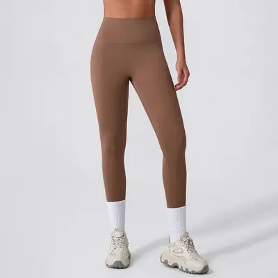 Women's Seamless High-Waist Peach Butt Yoga Pants, Quick-Dry - 7