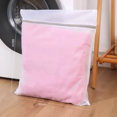 Thick Fine Mesh Laundry Bag, Protective Wash Bag for Washing Machines - 9