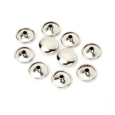 Metal Çift Taraflı Perçin Çıtçıt Düğme, Çanta Donanımı, DIY Aksesuar