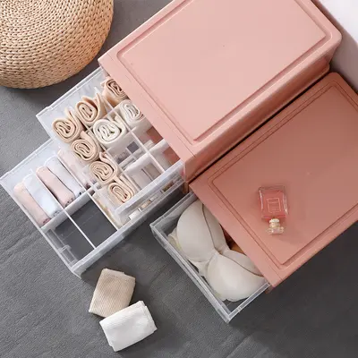 Extra large drawer-type intimates storage box - 2