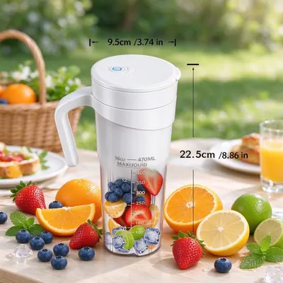 USB-Entsafter tragbar, Eiszerkleinerer-Funktion