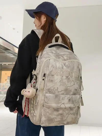Air Cushion Schoolbag with Laptop Compartment, Large Capacity