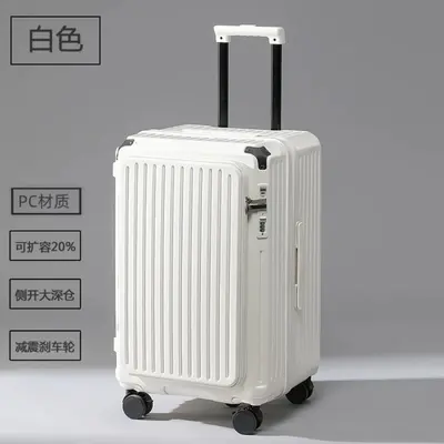 20 Inch Front-Opening Expandable Trolley Suitcase, Large Capacity, Women - 12