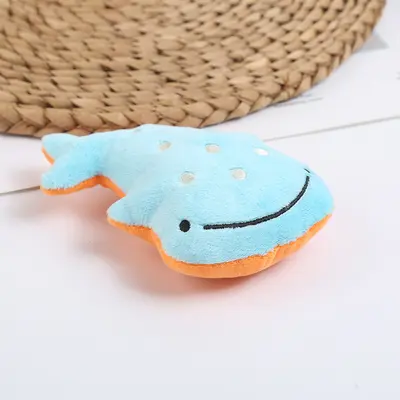 Ocean Animal Plush Squeaky Dog Toy, Durable Chew Toy for Puppies - 13