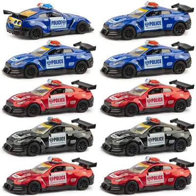 Alloy Pull-Back Toy Car, Realistic Sports Car Model for Boys - 8