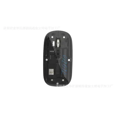 Apple Huawei Bluetooth 5.2 çift modlu sessiz 2.4G kablosuz şeffaf typec şarj faresi için uygun fabrika doğrudan tedarik - 7