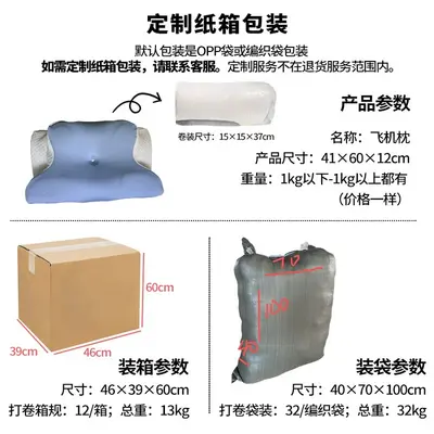 跨境亚马逊记忆棉飞机枕头成人专用护颈低枕助睡眠慢回弹侧睡枕头 - 10