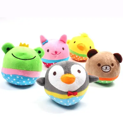 Squeaky Plush Dog Toy, Ultra Soft Fabric - 2