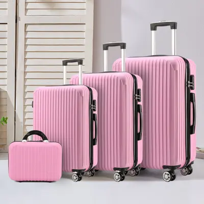 3-Piece Luggage Set with Universal Wheels and Combination Lock - 10
