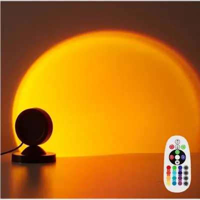 Grenzüberschreitendes RGB Mini-Sonnenuntergangs-Foto-Ambientelicht LED-Stimmungslicht Live-Streaming Hintergrundwand Fotografie Ins-kreative Tischleuchte Sonnenuntergangslampe - 10