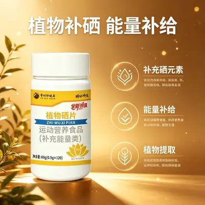 植物硒片运动营养食品补充能量类一件代发量大价优工厂直供
