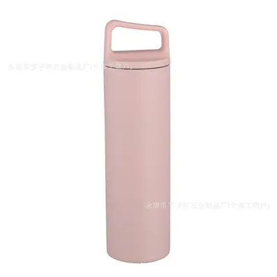 New Minimalist 304 Stainless Steel Handheld Straight Cup Double-Wall Vacuum Insulated Tumbler Outdoor Portable On-the-Go Cup Wholesale - 3