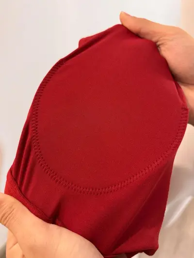 Red Backless Halter Yoga Tank Top, Thin Summer Style with Bra Pads - 4