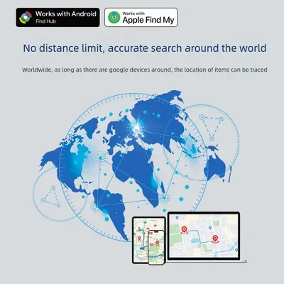iOS Android GPS-Tracker, Schlüsselfinder, Anti-Verlust-Gerät für Autos