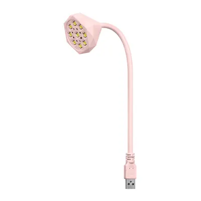 Portable USB plug-in lotus nail art phototherapy machine compact smart sensor nail polish dryer baking lamp - 8