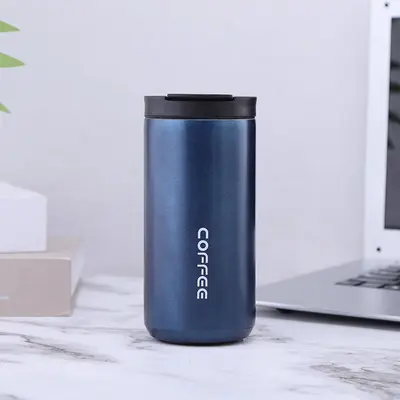 Gradient Color Stainless Steel Insulated Travel Mug for Office - 9