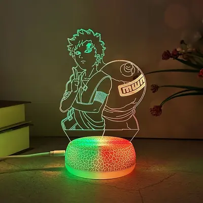 Fabrika doğrudan satış akrilik 3D gece lambası yatak odası başucu masaüstü dokunmatik çocuk hediye LED gece lambası toptan - 9