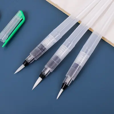6er Nylon-Haarpinsel-Set weiche Spitze Kalligraphie - 4