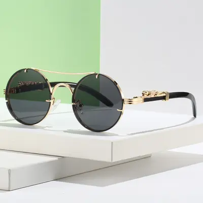 Men's Round Sunglasses, Fashion, 2024 Style