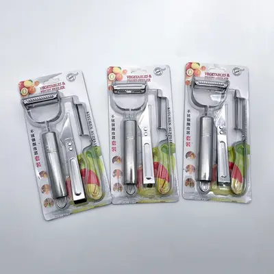 3-piece stainless steel peeler set with potato peeler - 5