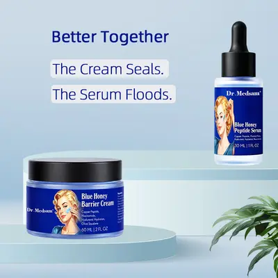 GHK-Cu Mavi Bal Peptit Serumu, Aydınlatıcı, 30 ml