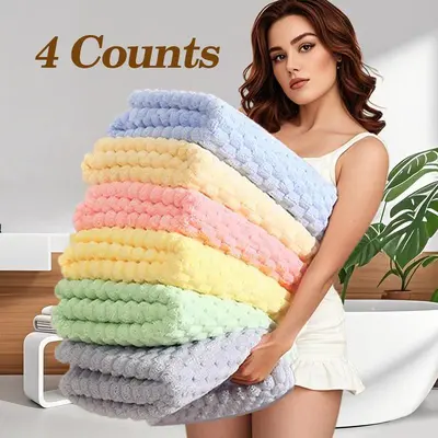 Sınır ötesi etiketleme vakum mercan kadife havlu banyo havlusu ev bulut ızgaraları ev günlük kullanım banyo banyo havlusu plaj havlusu
