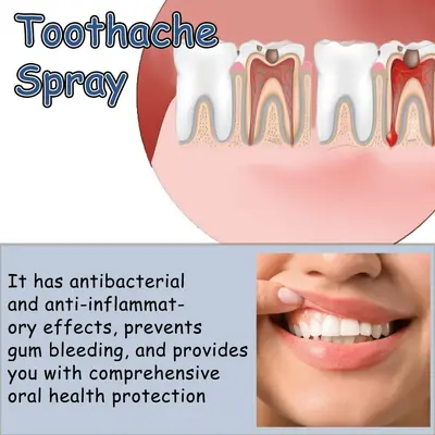 ORALHOE Toothache Care Spray, Relieves Swollen Gums