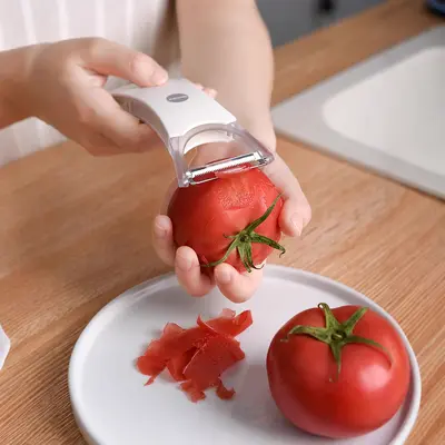 Fruit peeler dual purpose vegetable potato peeling knife - 4