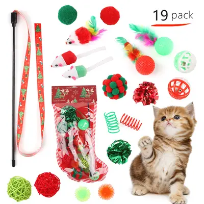 Weihnachts-Katzenspielzeug-Set - 2