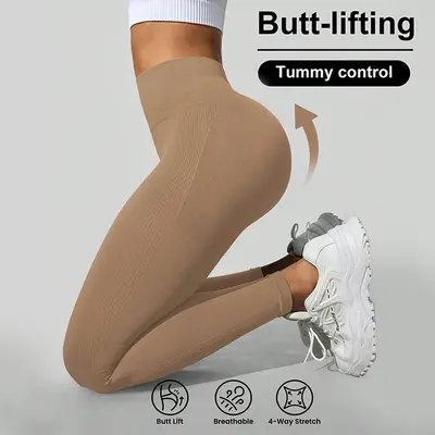Tight Yoga Pants for Women, High Waist, Butt-Lifting, High Stretch Set - 6