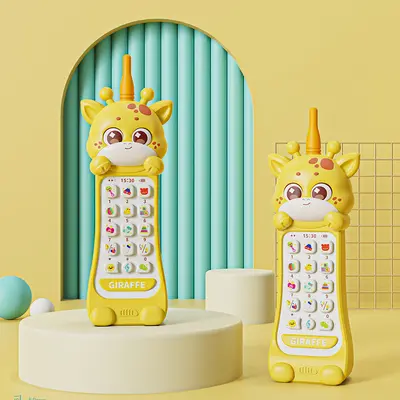 Baby Teether Music Toy Phone, Educational Smart Phone for 1-3 Year Olds - 8