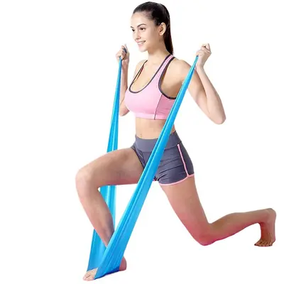 Yoga Resistance Band for Glute, Shoulder and Back Stretch Training