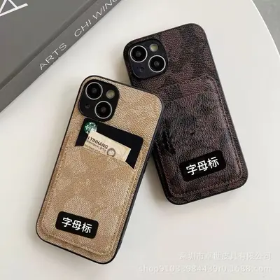 iPhone 17 Pro Max Handyhülle mit Kartenfach, Vollschutz, weicher Rand