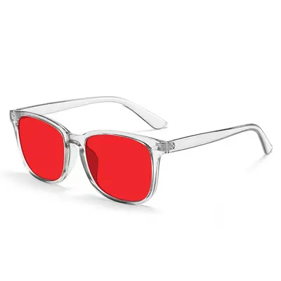 Studded Fashion Sunglasses with Reflective Lenses - 4
