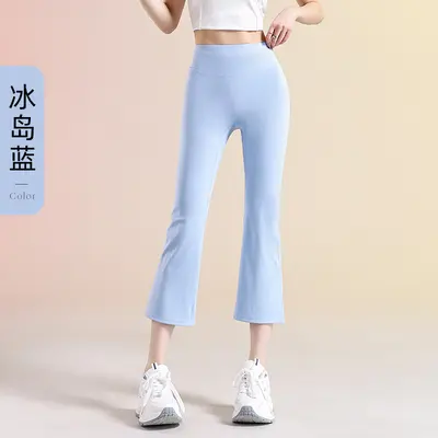 Thin Yoga Pants for Women, High Waist, Butt-Lifting Fitness Leggings - 9
