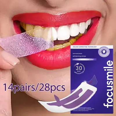 Hi Smile Purple V34 Teeth Whitening Strips, 7 Pairs - 6