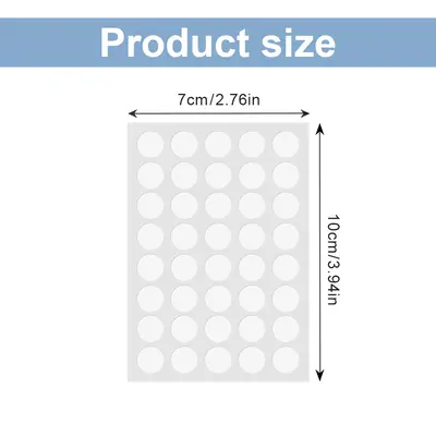 Cross-border popular 40 capsule round acne patch hydrocolloid PE acne patch made of PE material, portable, waterproof and sweat-proof