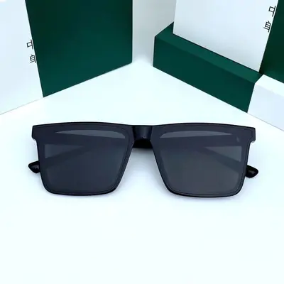 UV Protection Square Frame Fashion Sunglasses for Men - 4