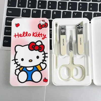 Tırnak kesme seti, Kitty kedi tasarım, çocuklar için - 7