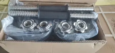 Dambıl fitness seti, boyalı halter seti, 50 20 30 15kg 10kg kadınlar için monte edilmiş küçük dambıllar, çift. - 7
