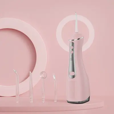 跨境电动牙齿洗牙机洗牙器便携式冲牙器去结石手持家用除牙结工厂 - 12