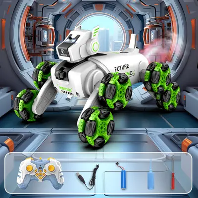 AI Smart Robot Dog Eight-Wheel Remote Control Toy - 13